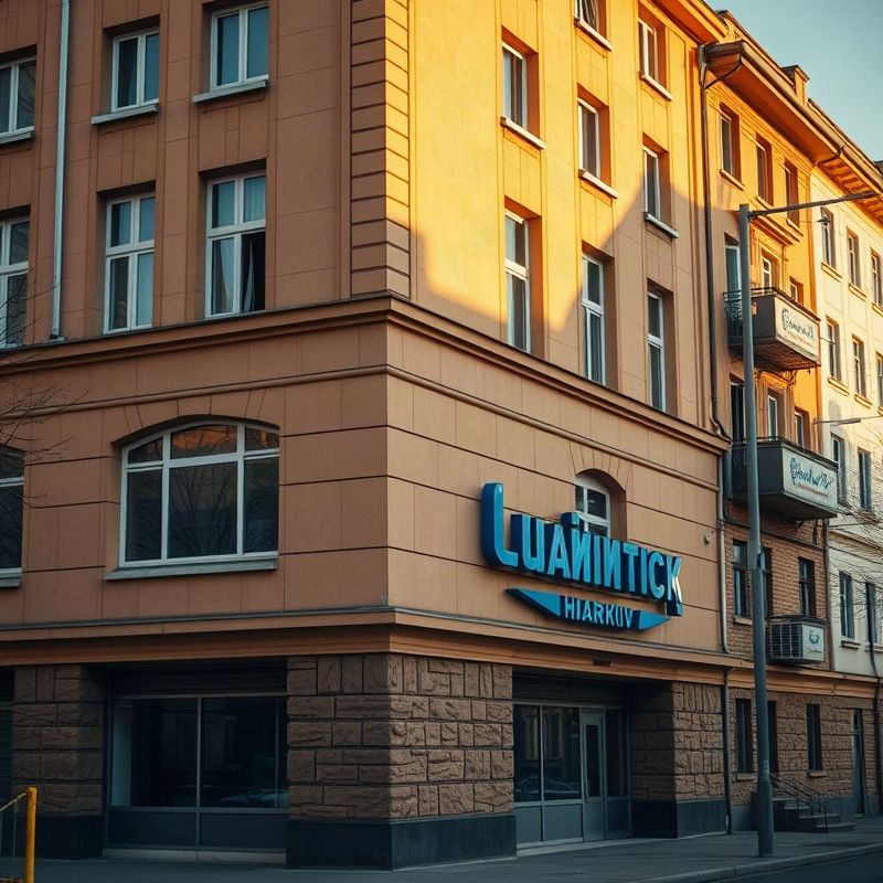 Фасад здания на Сумской улице в Харькове, где расположен офис Cholponhub